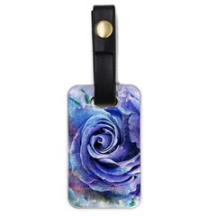 Watercolor-rose-flower-romantic Luggage Tag (one Side) by Sapixe