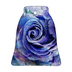 Watercolor-rose-flower-romantic Bell Ornament (two Sides) by Sapixe