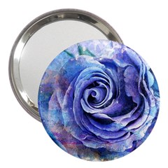 Watercolor-rose-flower-romantic 3  Handbag Mirrors by Sapixe