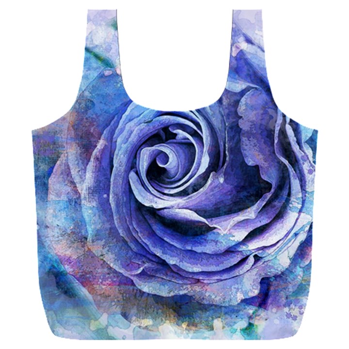 Watercolor-rose-flower-romantic Full Print Recycle Bag (XXL)