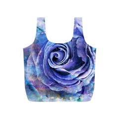 Watercolor-rose-flower-romantic Full Print Recycle Bag (s) by Sapixe