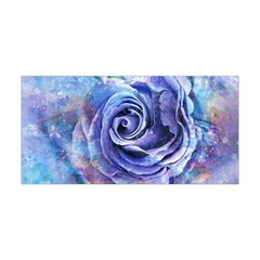 Watercolor-rose-flower-romantic Yoga Headband by Sapixe