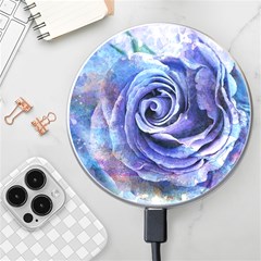 Watercolor-rose-flower-romantic Wireless Charger