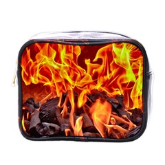 Fire-burn-charcoal-flame-heat-hot Mini Toiletries Bag (one Side) by Sapixe