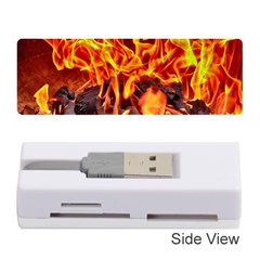 Fire-burn-charcoal-flame-heat-hot Memory Card Reader (stick) by Sapixe