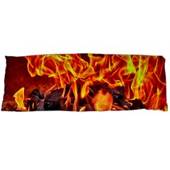 Fire-burn-charcoal-flame-heat-hot Body Pillow Case (dakimakura) by Sapixe