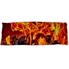 Fire-burn-charcoal-flame-heat-hot Body Pillow Case Dakimakura (two Sides) by Sapixe