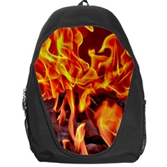 Fire-burn-charcoal-flame-heat-hot Backpack Bag by Sapixe