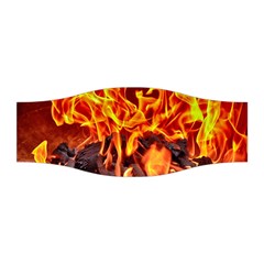 Fire-burn-charcoal-flame-heat-hot Stretchable Headband by Sapixe