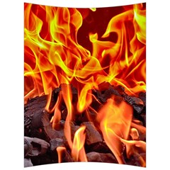 Fire-burn-charcoal-flame-heat-hot Back Support Cushion