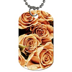 Roses-flowers-bouquet-rose-bloom Dog Tag (one Side) by Sapixe