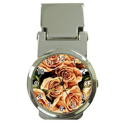 Roses-flowers-bouquet-rose-bloom Money Clip Watches by Sapixe