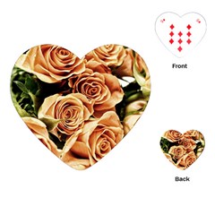 Roses-flowers-bouquet-rose-bloom Playing Cards Single Design (heart) by Sapixe