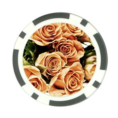 Roses-flowers-bouquet-rose-bloom Poker Chip Card Guard (10 Pack) by Sapixe