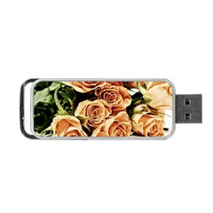 Roses-flowers-bouquet-rose-bloom Portable Usb Flash (two Sides)