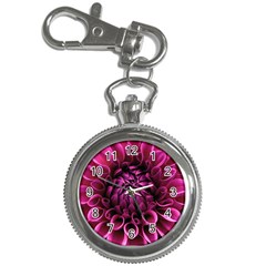 Dahlia-flower-purple-dahlia-petals Key Chain Watches by Sapixe