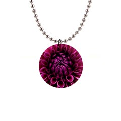 Dahlia-flower-purple-dahlia-petals 1  Button Necklace by Sapixe