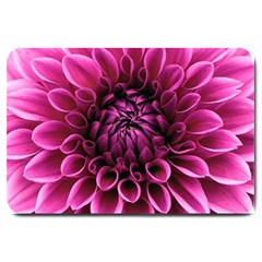 Dahlia-flower-purple-dahlia-petals Large Doormat  by Sapixe