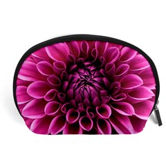 Dahlia-flower-purple-dahlia-petals Accessory Pouch (large) by Sapixe