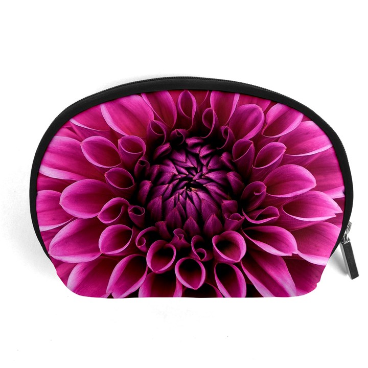 Dahlia-flower-purple-dahlia-petals Accessory Pouch (Large)