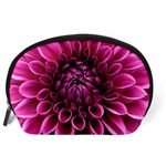 Dahlia-flower-purple-dahlia-petals Accessory Pouch (Large) Back