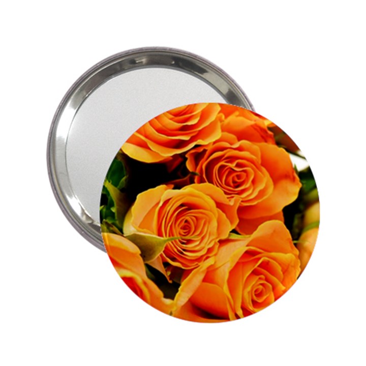 Roses-flowers-orange-roses 2.25  Handbag Mirrors