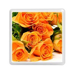 Roses-flowers-orange-roses Memory Card Reader (square) by Sapixe