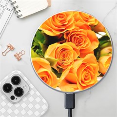 Roses-flowers-orange-roses Wireless Charger