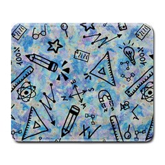 Science-education-doodle-background Large Mousepads