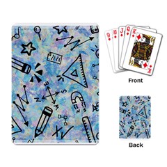 Science-education-doodle-background Playing Cards Single Design (Rectangle)