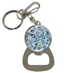 Science-education-doodle-background Bottle Opener Key Chain