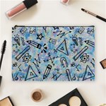 Science-education-doodle-background Cosmetic Bag (Large) Front