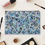 Science-education-doodle-background Cosmetic Bag (Large) Back