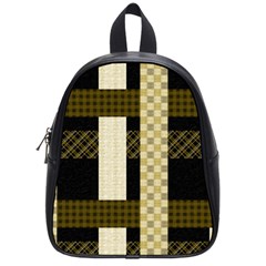 Art-stripes-pattern-design-lines School Bag (small) by Sapixe