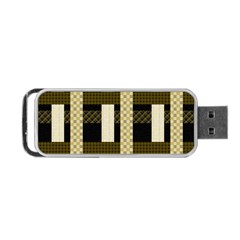 Art-stripes-pattern-design-lines Portable Usb Flash (two Sides)