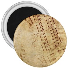 Music-melody-old-fashioned 3  Magnets by Sapixe