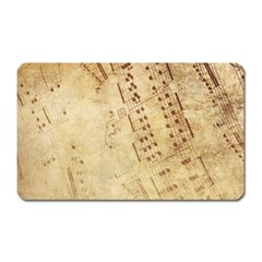 Music-melody-old-fashioned Magnet (rectangular) by Sapixe