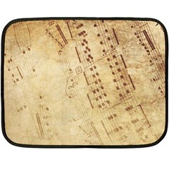 Music-melody-old-fashioned Double Sided Fleece Blanket (mini)  by Sapixe