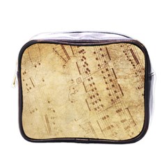 Music-melody-old-fashioned Mini Toiletries Bag (one Side) by Sapixe