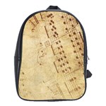 Music-melody-old-fashioned School Bag (XL) Front