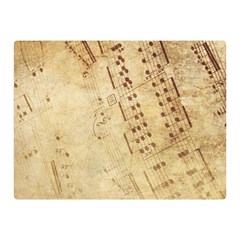 Music-melody-old-fashioned Double Sided Flano Blanket (mini)  by Sapixe