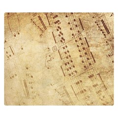 Music-melody-old-fashioned Double Sided Flano Blanket (small)  by Sapixe