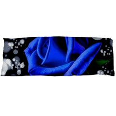 Blue-rose-rose-rose-bloom-blossom Body Pillow Case Dakimakura (two Sides) by Sapixe