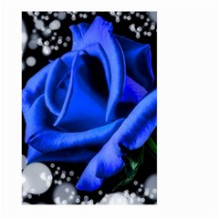 Blue-rose-rose-rose-bloom-blossom Large Garden Flag (two Sides) by Sapixe