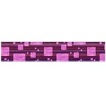 Squares-purple-stripes-texture Large Flano Scarf  Back