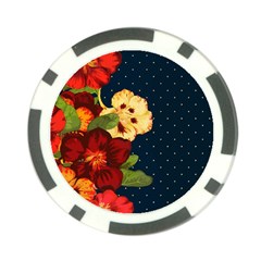 Flowers-vintage-floral Poker Chip Card Guard (10 Pack) by Sapixe