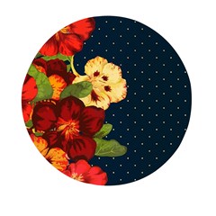 Flowers-vintage-floral Mini Round Pill Box (pack Of 3)