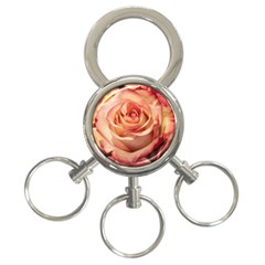 Roses-flowers-rose-bloom-petals 3-Ring Key Chain