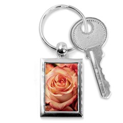 Roses-flowers-rose-bloom-petals Key Chain (Rectangle)