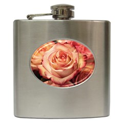 Roses-flowers-rose-bloom-petals Hip Flask (6 oz)